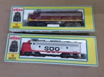 (2) Older Atlas Ho Gauge Engines, Fp Diesel, Soo Line, 7050 & 8328. Fixed Price $129.99.