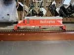 Tyco Mantua Ho Burlington GP20 Diesel Engine Shell 5628. Fixed Price $5.00.