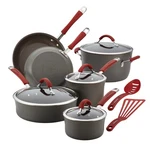 Rachael Ray Genuine Model 87630 Cucina Hard Anodized 12 Piece Cookware Set. Fixed Price $299.99.