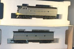 Jp Ho Stewart 5710 F7A/F7B Late Set Sgl-hdlight Clinchfield Crr No#. Fixed Price $129.99.