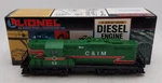 Lionel 6-18823 Gauge Chicago & Illinois Midland SD-9 Diesel Locomotive #52 Ex. Fixed Price $121.02.
