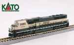 1766313 Kato Emd SD70MAC W/cab Headlight Burlington Northern Santa Fe #9799. Fixed Price $105.00.