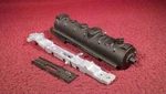 Ho Early Mantua 4/6 Wheel Steam Locomotive - Brass Boiler/cab Shell. Fixed Price $14.95.