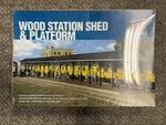 + Walthers Cornerstone Ho Scale 933-3188 Wood Station Shed & Platform Kit Nib. Fixed Price $25.00.