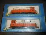 New Sealed Vintage Ahm Illinois Central Gulf #1007 Set Of 2 Engines Rare. Fixed Price $175.00.