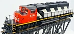 Intermountain 49301S-01 Ho Canadian National Cn #5244 SD40-2W Dcc Sound Loco. Fixed Price $146.02.