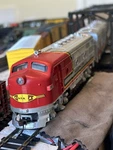 Ho Scale "a.t.&s.f." F2-A Diesel Model Power Santa Fe War Bonnet+athearn F2B Nib. Fixed Price $97.00.