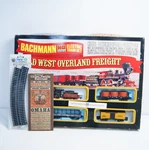 Bachmann Ho Scale Old West Overland Freight Electric Train Set #1860 Tested Read. Fixed Price $142.49.