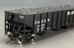 Atlas Trainman 931 Aar 70-TON 3-BAY Hopper Rio Grande #18939 W/load HO8013. Fixed Price $26.71.
