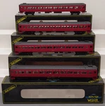 Weaver G1234S Scale Lehigh Valley Car Passenger Set (2-RAIL) Ex/box. Fixed Price $218.39.