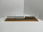 Overland Omi Brass Ho Union Pacific Triple Stack Smart Cars & Train Engine Case. Fixed Price $599.99.