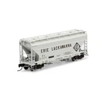 Athearn ATHG-1285 Erie Lackawanna Acf 2970 2-BAY Covered Hopper #21377. Fixed Price $42.68.