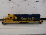 Ho Atlas Con-cor SD35 Complete Shell Assembly Santa Fe RN#1001 NEW-4. Fixed Price $21.95.