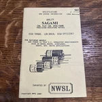 Vintage 1980 Nwsl Sagami Miniature Motors Specifications And Usage Information. Fixed Price $12.99.