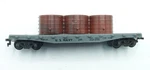 Vintage Mantua 3226 Ho Scale Car: # 311 Old Time Water Tank Flatcar U. S. Navy. Fixed Price $10.99.