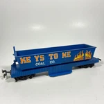 Vintage Tyco Ho Scale Keystone Coal Co. Side Dump Train Car. Fixed Price $20.00.