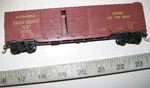 Athearn Ho Union Pacific U. P. Automobile Double Door Box Car W/ Kadee Couplers. Fixed Price $21.95.