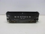 Atlas Weathered Montour 2-BAY Hopper Car # 8038 Scale. Fixed Price $18.00.