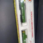 Bachmann Ho Scale Burlington 9710 F9 Diesel & 11445 Caboose. Fixed Price $24.99.