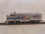 Tyco Ho-scale Amtrak Diesel Engine Locomotive 9451 F9 A. Model 224U:1200. Fixed Price $39.00.