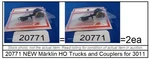 20771 New M Rklin Ho Trucks And Couplers For 3011. Fixed Price $11.22.