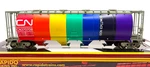 Rapido 127002-1 3800 Cf Rainbow Hopper Cn Wet Noodle / Potash Display #370708. Fixed Price $99.99.