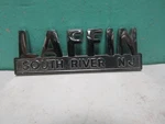 Laffin Chevrolet South River Nj Car Dealer Chrome Metal Emblem Corvette Impala. Fixed Price $40.00.