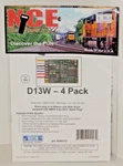 Nce #172 D13W 4-PACK Ho Dcc Decoders For Engines New. Fixed Price $84.99.