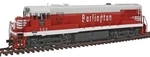 (2) Rivarossi Ho Cb&q Ge U25C Burlington Route #550, #558 Dcc Sound Nib. Fixed Price $179.95.