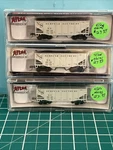 New! N-scale Atlas 55-TON Fishbelly Hopper 3-PACK Ns $83.85 Make Offer. Fixed Price $83.85.