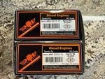 Mth Ho Santa Fe Alco Pa-pb Diesel Engine Set #80-2272-1L 1T #60 Nos. Fixed Price $450.00.