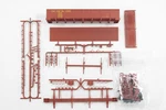 Ho Scale Red Caboose Union Pacific Gen Srvc Steel Drop Bottom Gondola #65295. Fixed Price $21.99.