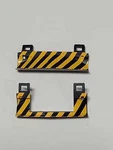 Roco 126100 - Ho Scale Spare Parts Set With Yellow/black Closed And Open Plows. Fixed Price $8.98.