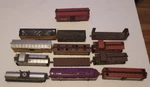 Ho Athearn Locomotive Train And Box Car Lot, 13 Total, Used As Is Condition. Fixed Price $100.00.