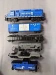Mth #20-2157-1 Conrail Emd GP38-2 Diesel With Freight Cars Ps C-8. Fixed Price $349.95.