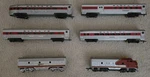 Ho Scale Mantua Tyco W/F7A Diesel Loco Train Atsf Santa Fe #4015 As Is 6 Pieces. Fixed Price $75.00.