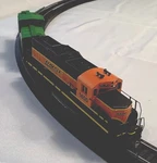 Vintage Walthers Trainline Bnsf Ho #1600 Diesel Locomotive & Caboose Ec- Video. Fixed Price $59.99.