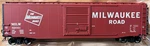 Intermountain 45927-02 Ho Milwaukee Road PS-1 50-FT Sd Boxcar 52011 Indigo. Fixed Price $23.96.