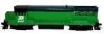 Athearn Ho Scale Burlington Northern Locomotive. Fixed Price $42.20.