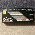 106-0504 Kato Scale PA-1 #52L & PB-1 #52A Locomotive Car Set Santa Fe. Fixed Price $259.99.