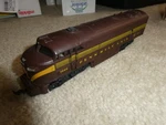 Vintage Ahm Ho Scale Brown Pennsylvania 9506-A Diesel Locomotive. Fixed Price $45.00.