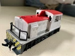 Ho Scale Ahm Industrial Switcher Rso Atest Mdt, Silver, Vintage. Fixed Price $22.95.