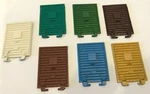 Athearn Ho 40 Box Car Parts - #12022 Pair Of Doors Black, Oxide Etc.... Fixed Price $6.99.