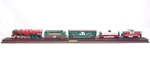 Franklin Mint Ho Trains X- Mas Npl North Pole Limited Steam Locomotive Tender +3. Fixed Price $249.99.