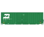 Intermountain Ho Scale 50' Hi-cube Boxcar Burlington Northern #287252. Fixed Price $31.16.