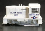 Rare Lionel Ho Scale 0059 U.s. Air Force Husky Minuteman 1960 Switcher Locomotiv. Fixed Price $225.00.