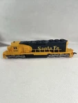 Vtg Mehano Ho Scale Train Santa Fe SD40-2 Diesel Locomotive Yellow & Black. Fixed Price $42.00.
