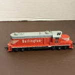 Ho Mantua/tyco Burlington #5628 GP20 Diesel Locomotive. Fixed Price $12.95.
