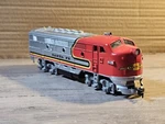 Ho Scale "a.t.& S.f." F2-A Diesel Model Power Santa Fe War Bonnet. Fixed Price $34.99.