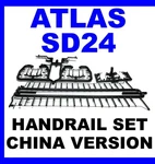 SD24 Handrail Set 750208 (qty 1) Atlas Ho SD-24. Fixed Price $11.95.